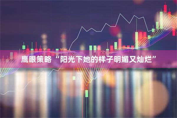 鹰眼策略 “阳光下她的样子明媚又灿烂”