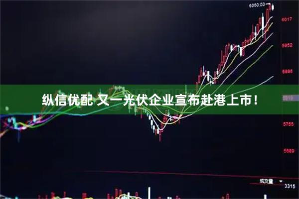 纵信优配 又一光伏企业宣布赴港上市!